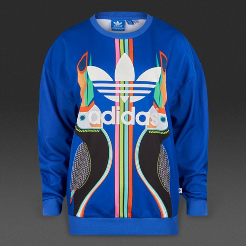 Adidas Originals Tukana Trefoil Sweatshirt Lab Blue for Women